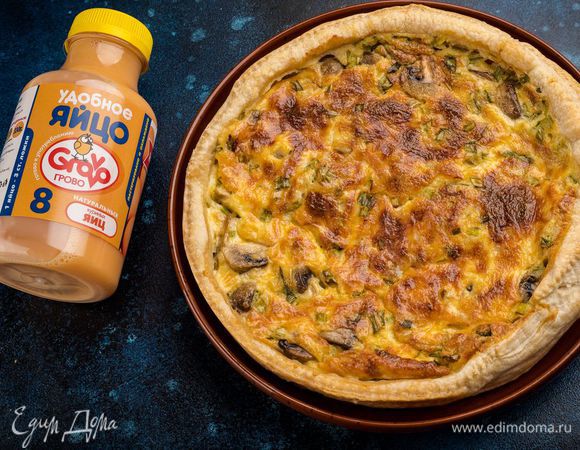 Киш «Лорэн» с грибами и сыром Киш «Лорэн» с грибами и сыром