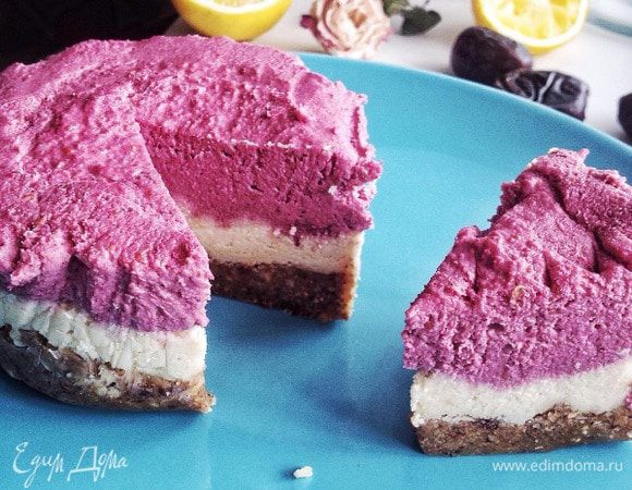 Орехово-малиновый десерт 