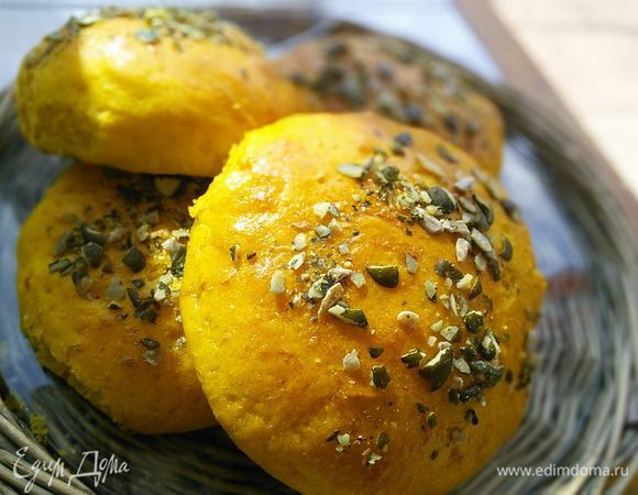 Тыквенные булочки для бургеров Тыквенные булочки для бургеров