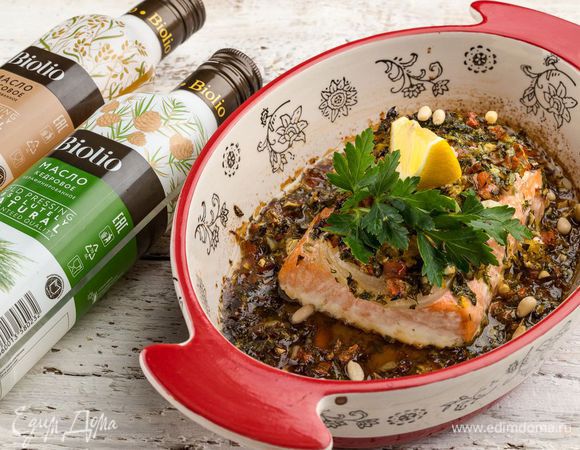 Запеченная пряная форель