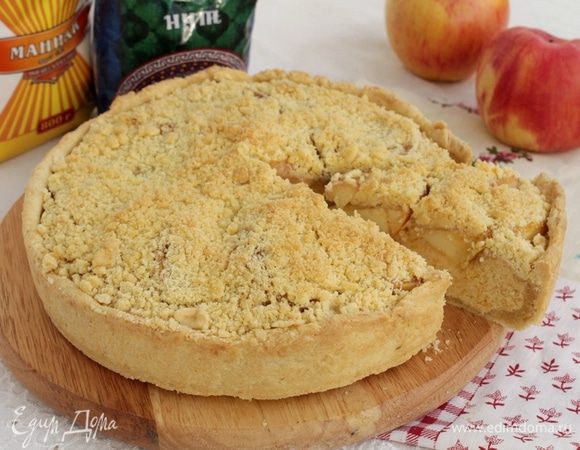 Пирог с нутом и яблоками Пирог с нутом и яблоками