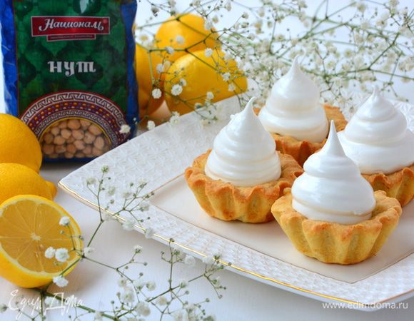 Корзиночки из нута с белковым кремом Корзиночки из нута с белковым кремом
