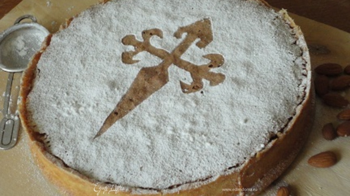 Миндальный торт Tarta de Santiago