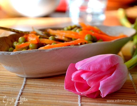 Теплый весенний салат Теплый весенний салат