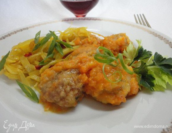 Фрикадельки в луково-морковном соусе по-мадридски Фрикадельки в луково-морковном соусе по-мадридски