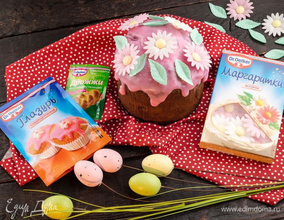 Творожный кулич с курагой Творожный кулич с курагой