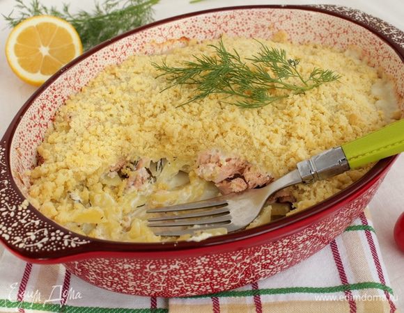 Крамбл с лососем Крамбл с лососем