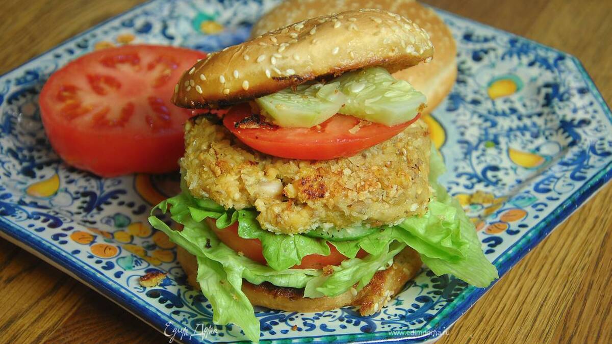 Овощные бургеры с чечевицей, грибами и курагой — Пошаговый рецепт приготовления с фото 2026 | Простые и вкусные рецепты в домашних условиях EdimDoma.ru