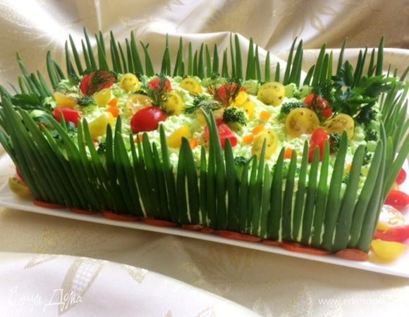 Закусочный «Наполеон» с красной рыбой