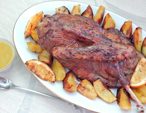 Утка в апельсиновом маринаде