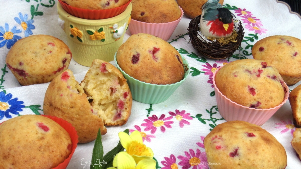 Кексы с лимонным ароматом