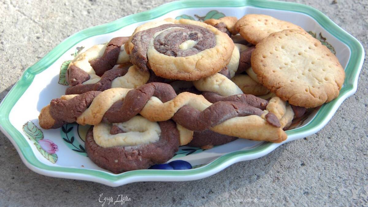 Шоколадно-ванильные косички