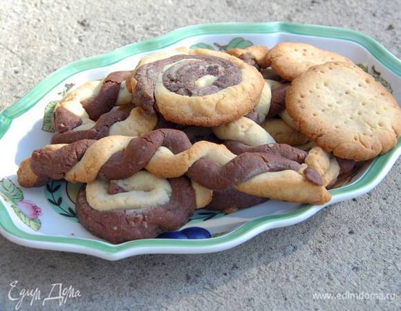 Шоколадно-ванильные косички