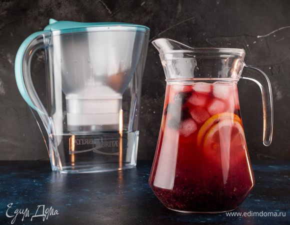 Лимонад из голубики с кардамоном Лимонад из голубики с кардамоном