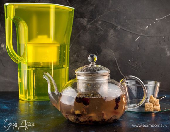 Зеленый чай с голубикой