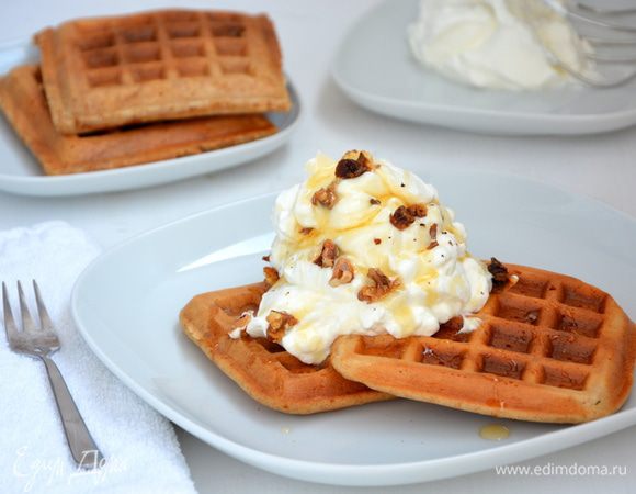 Цельнозерновые вафли без сахара Цельнозерновые вафли без сахара