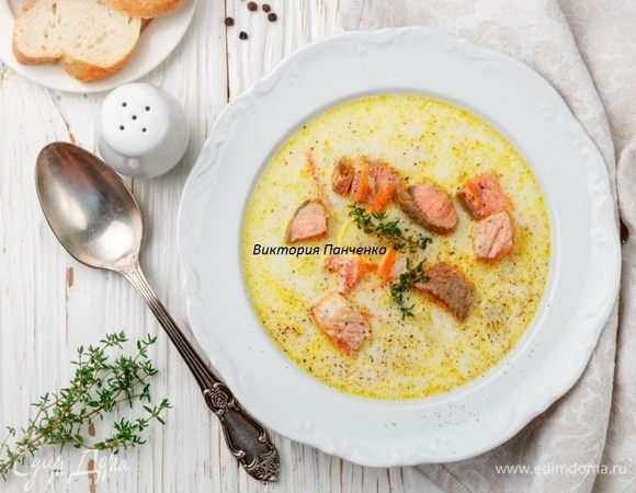 Сливочный суп из лосося лохикейто Сливочный суп из лосося лохикейто