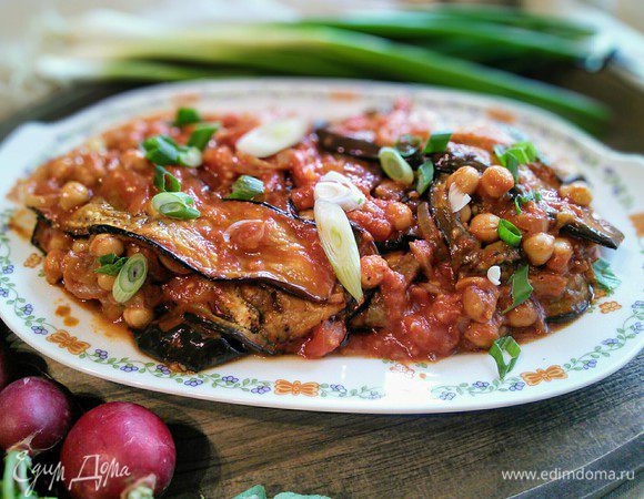 Вегетарианская мусака с нутом Вегетарианская мусака с нутом