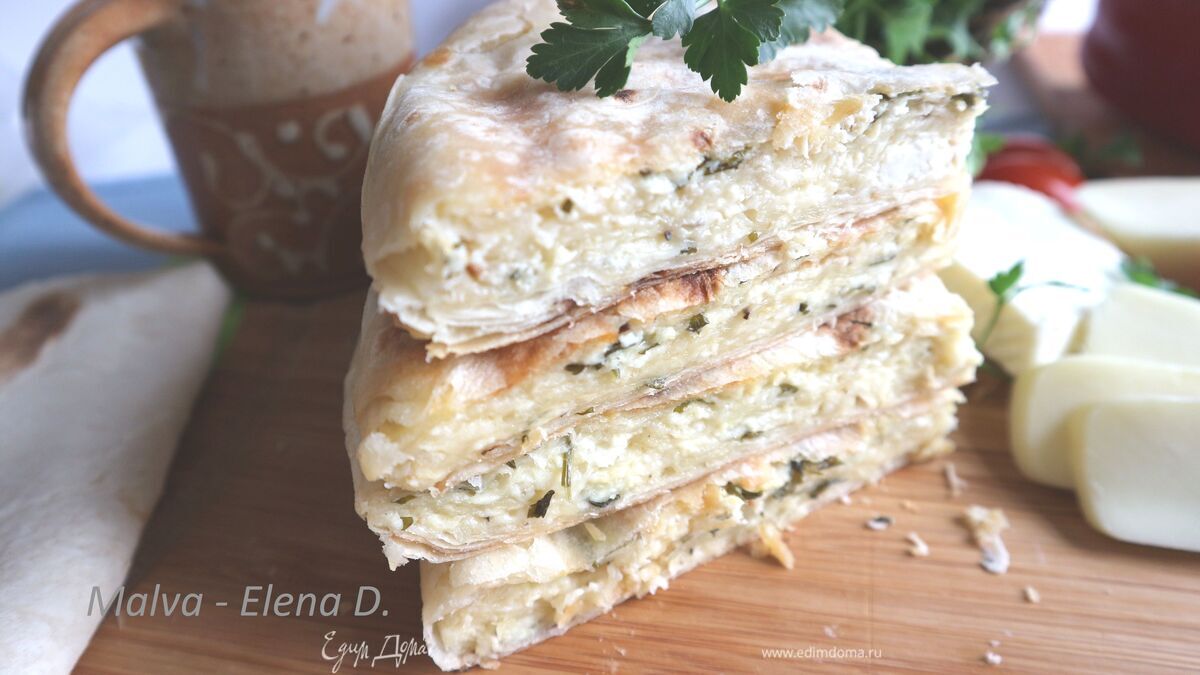 Ленивая ачма «Три сыра»