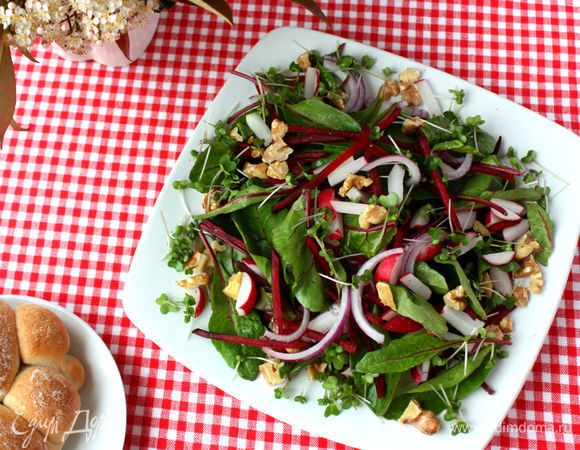 Салат из редиса и свеклы Салат из редиса и свеклы