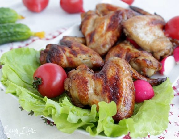 Куриные крылышки в гранатовом соке Куриные крылышки в гранатовом соке