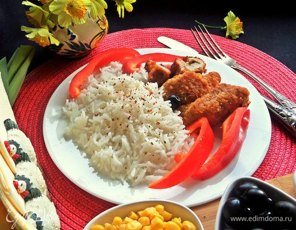 Куриные рулетики с моцареллой Куриные рулетики с моцареллой