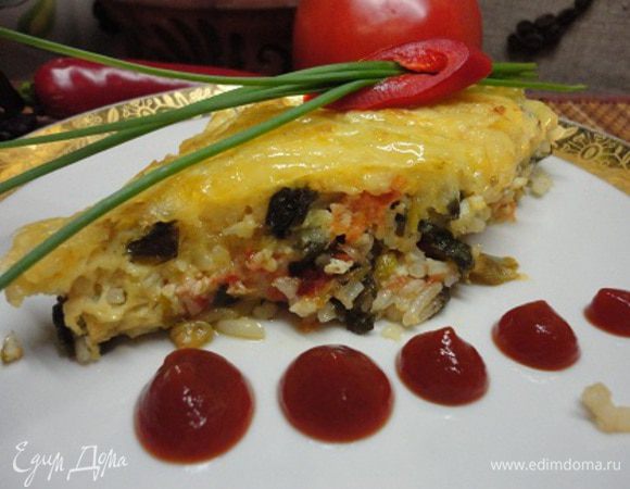 Запеканка из зеленого лука по-итальянски Запеканка из зеленого лука по-итальянски