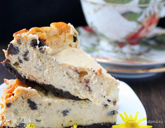 Чизкейк из ряженки с печеньем Чизкейк из ряженки с печеньем