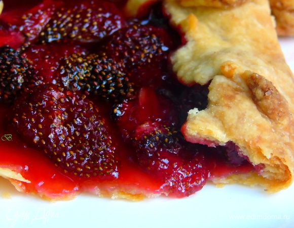 Галета с клубникой