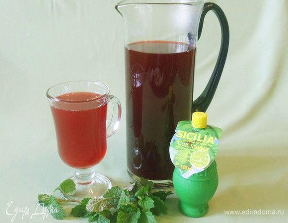 Вишневый лимонад с лаймом