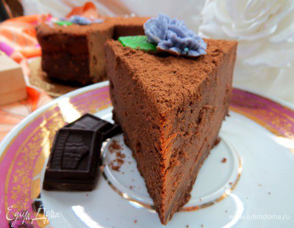 Рецепт замороженного торта с шоколадом и маскарпоне - вкусная домашняя выпечка
