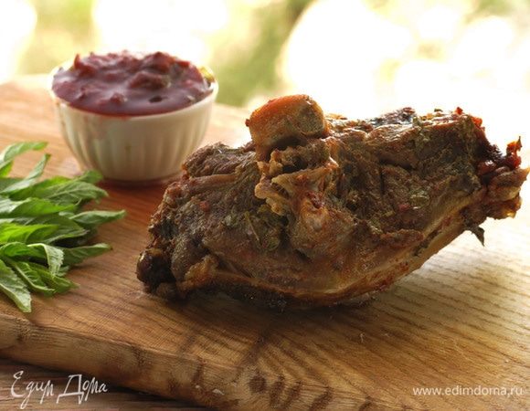 Баранина с мятой в кефире