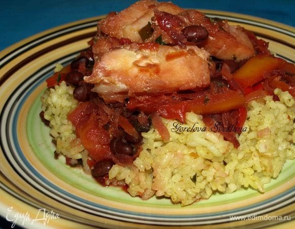 Рыбное мафэ с фасолью Рыбное мафэ с фасолью