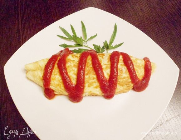 «Омурайсу», японский омлет с начинкой