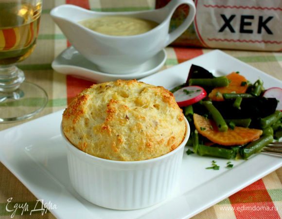 Рыбное суфле с горчичным соусом Рыбное суфле с горчичным соусом