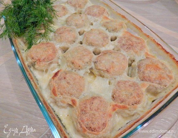 Рыбные тефтели в соусе «Бешамель» Рыбные тефтели в соусе «Бешамель»