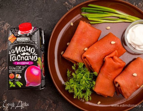 Блинчики со свекольным соком