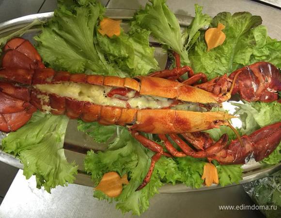  Лобстер с ананасом