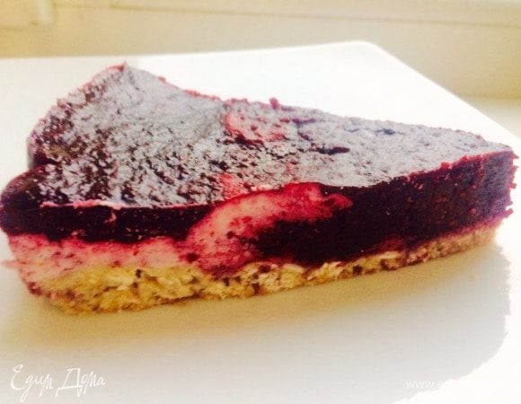 Творожный пирог с ягодным желе Творожный пирог с ягодным желе