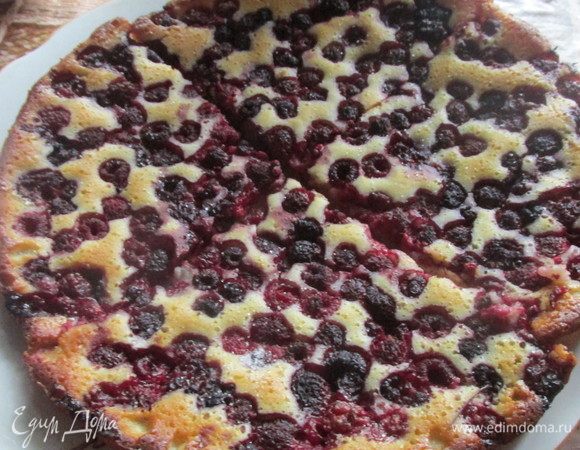 Пирог с малиной Пирог с малиной