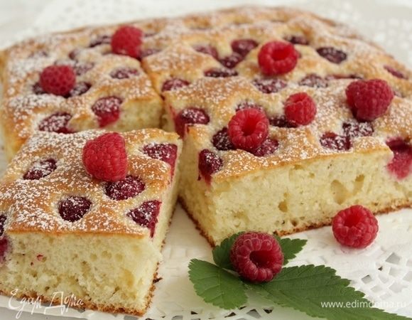 Кекс с малиной Кекс с малиной