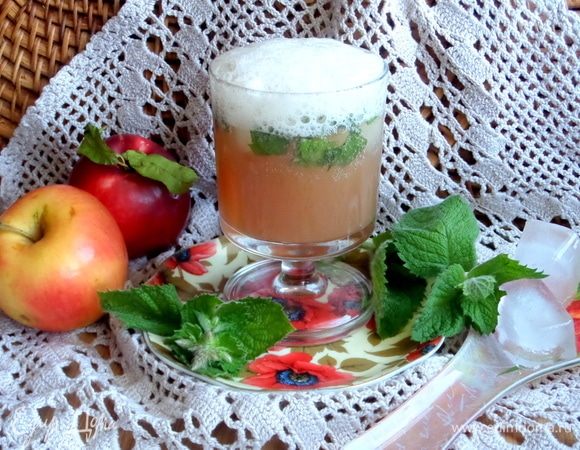 Мятный напиток на сыворотке
