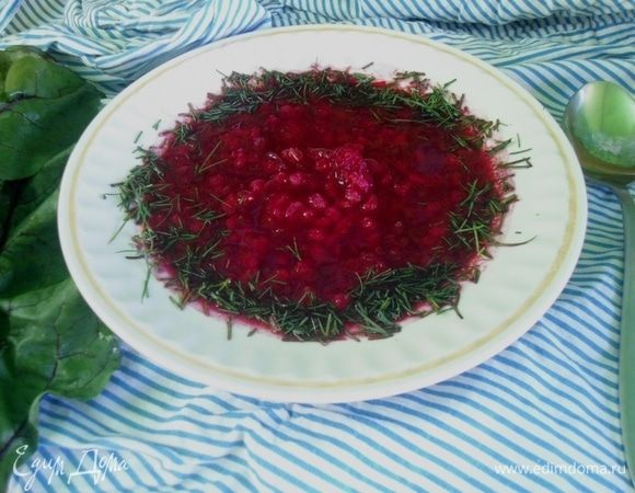 Свекольник с перловой крупой Свекольник с перловой крупой
