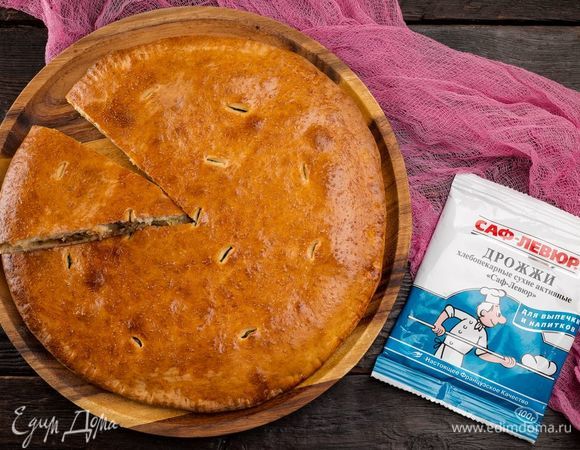 Ароматный пирог с капустой и грибами Ароматный пирог с капустой и грибами