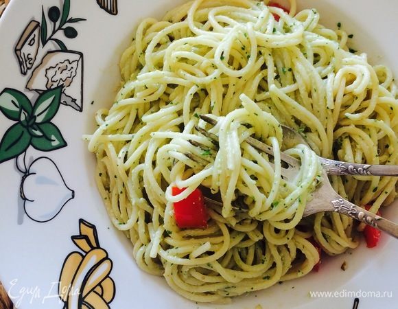 Паста с домашним песто Паста с домашним песто