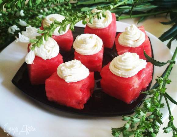 Арбузное канапе Арбузное канапе