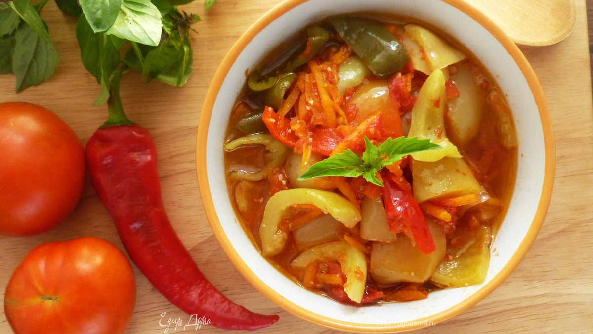 Лечо по-казански (в мультиварке)