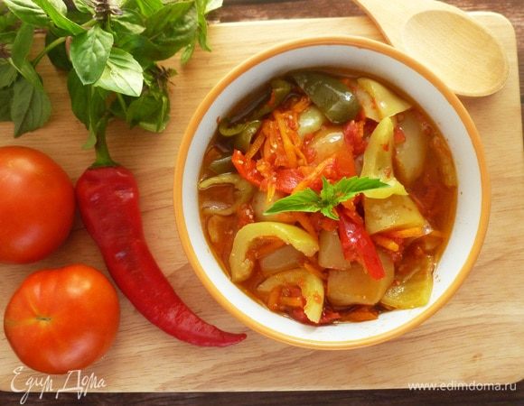 Лечо по-казански (в мультиварке) Лечо по-казански (в мультиварке)