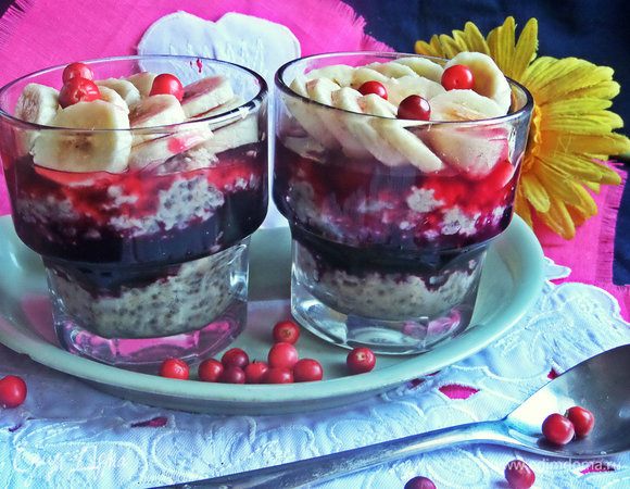Десерт «Овсянка с чиа» Десерт «Овсянка с чиа»