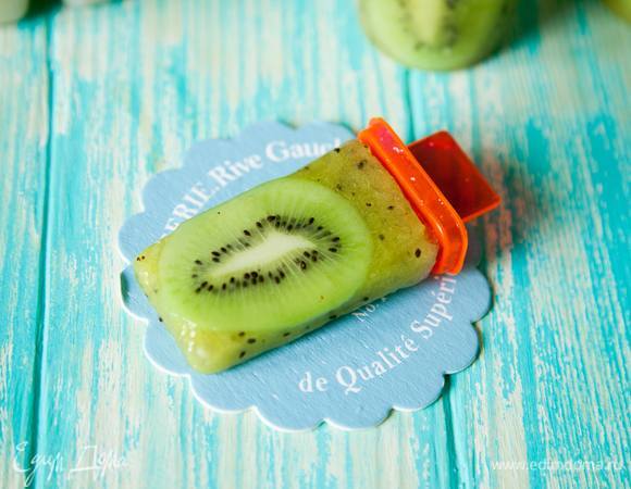 Фруктовый лед из киви с лаймом Фруктовый лед из киви с лаймом